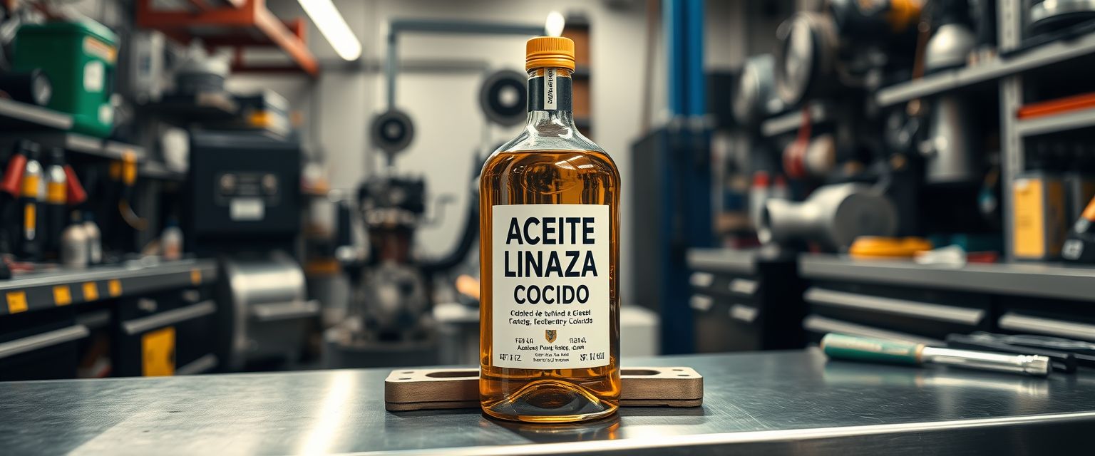 Aceite De Linaza Doble Cocido